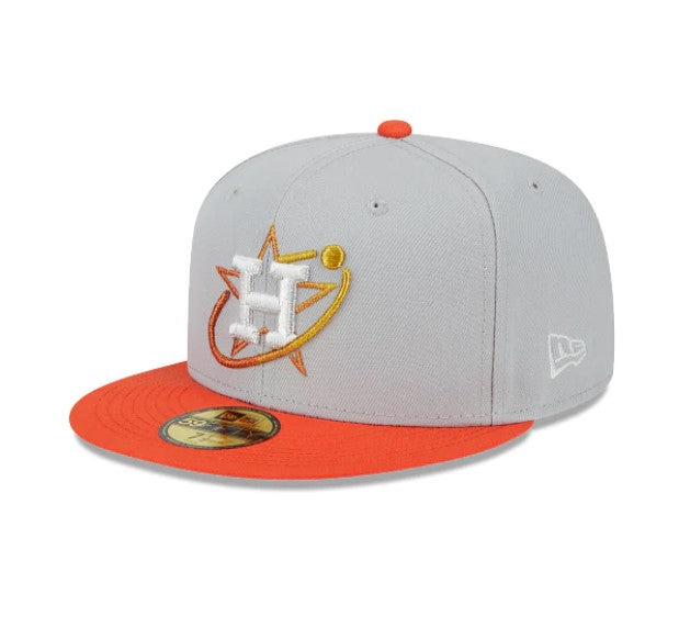 Houston Astros New Era 59FIFTY Metallic City Fitted Hat - 7 1/8