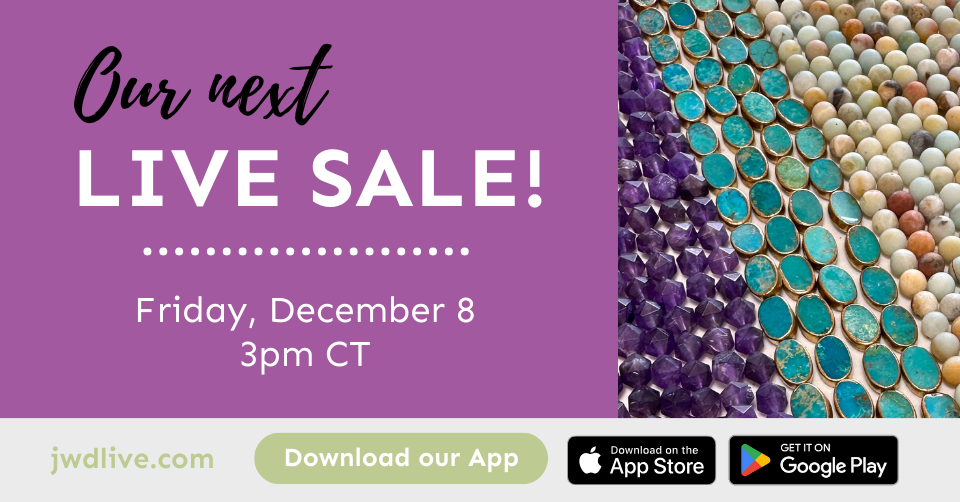 Our next live sale Friday December 1 3pm CDT