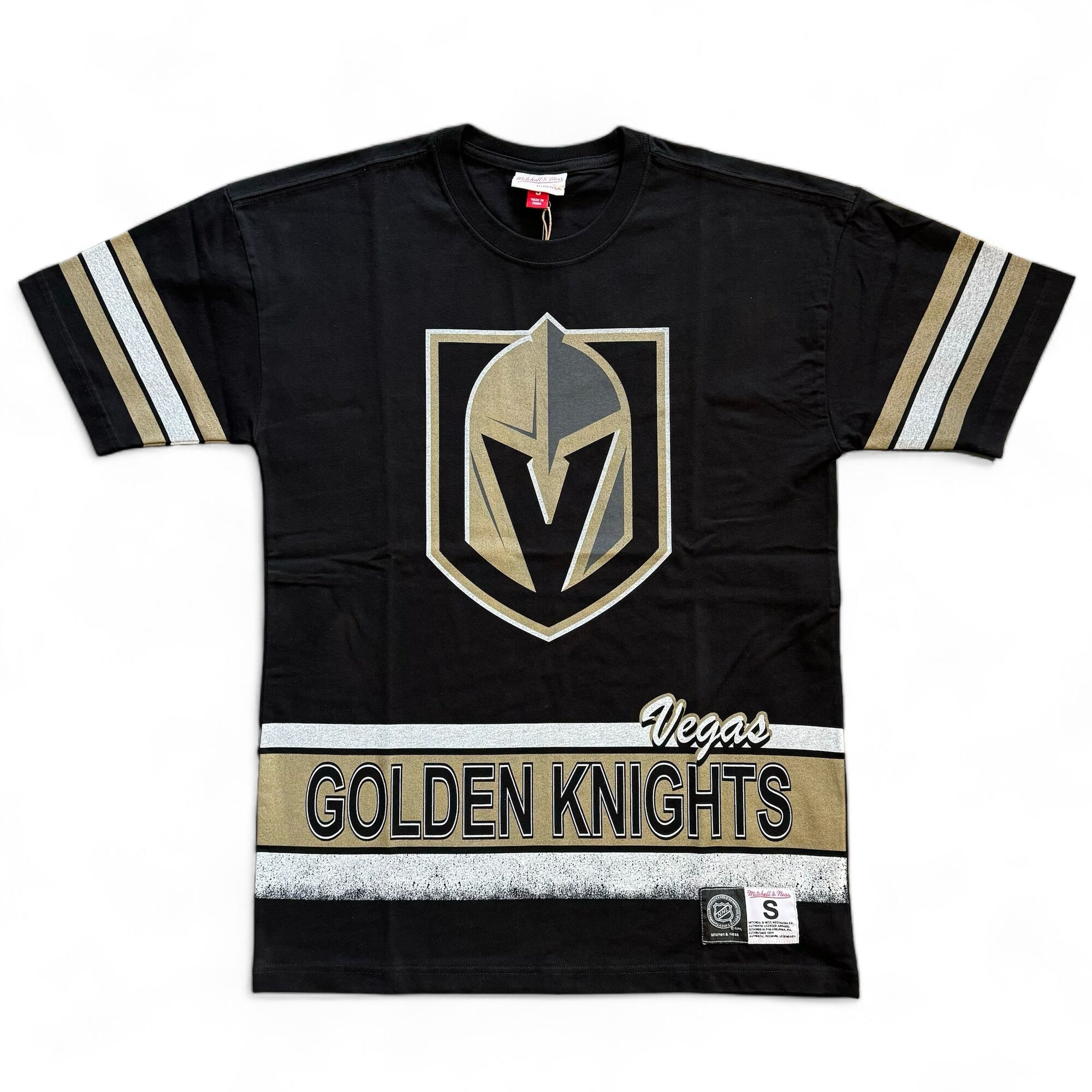 Vegas Golden Knights Men's Oversized Current Logo T-Shirt - Small