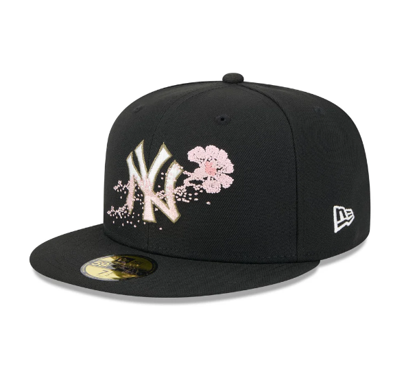 New York Yankees  Dotted Floral 59FIFTY Fitted