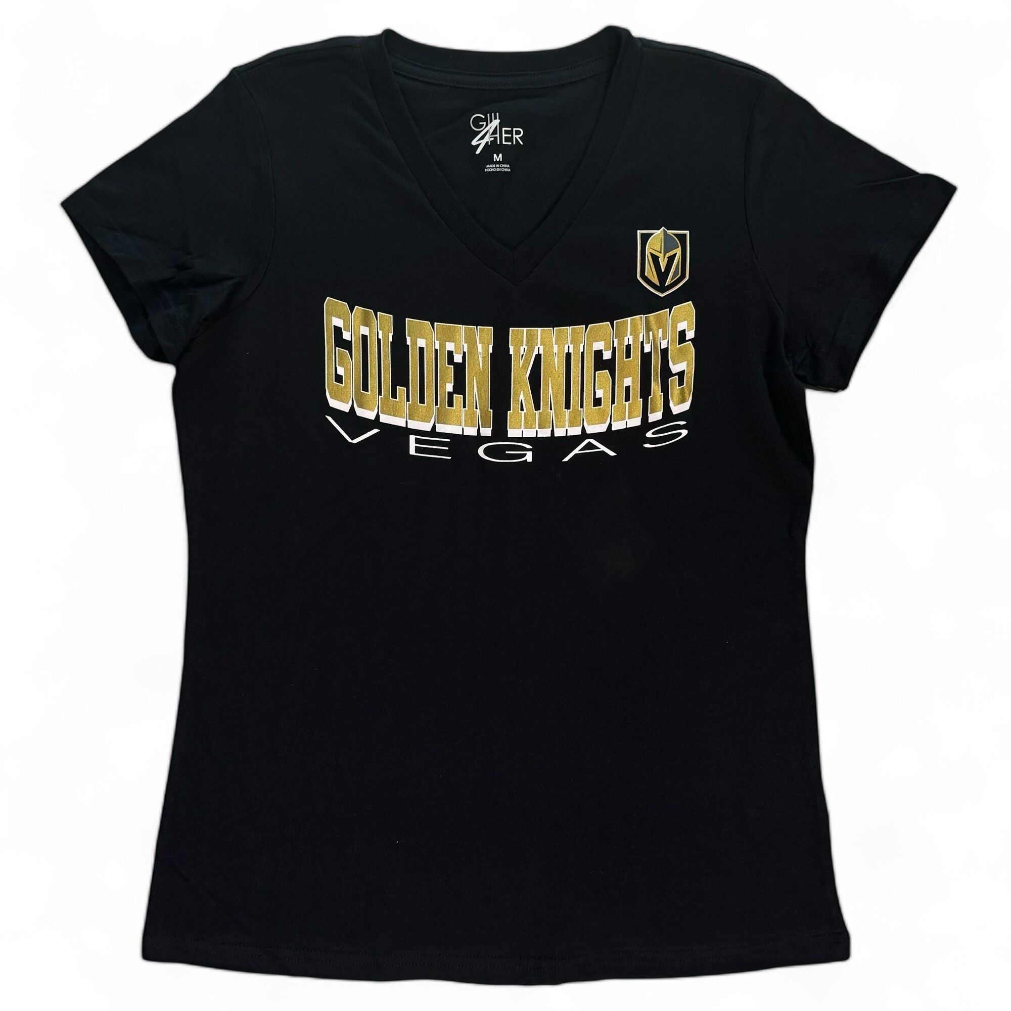 Vegas Golden Knights Golden Smile V-Neck T