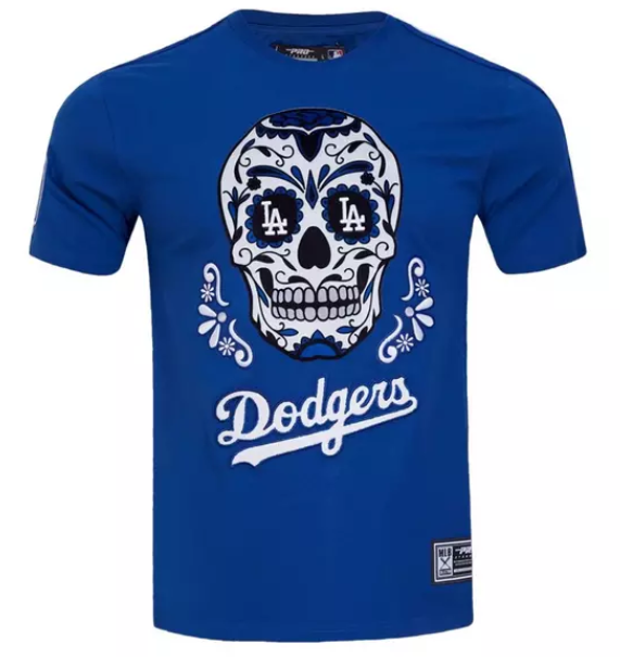 Los Angeles Dodgers Men's Sugar Skull Pro Standard T-Shirt