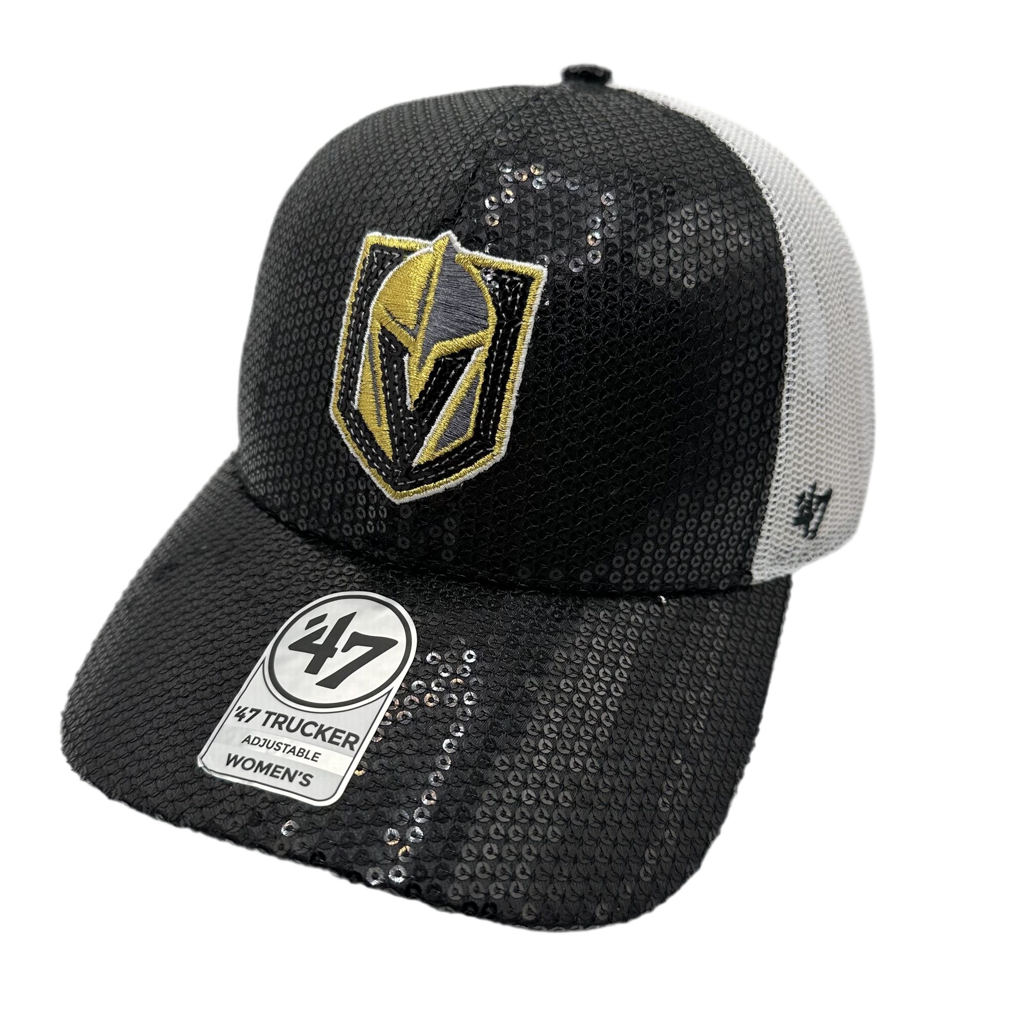 Vegas Golden Knights 47 Dazzle Logo Trucker Hat