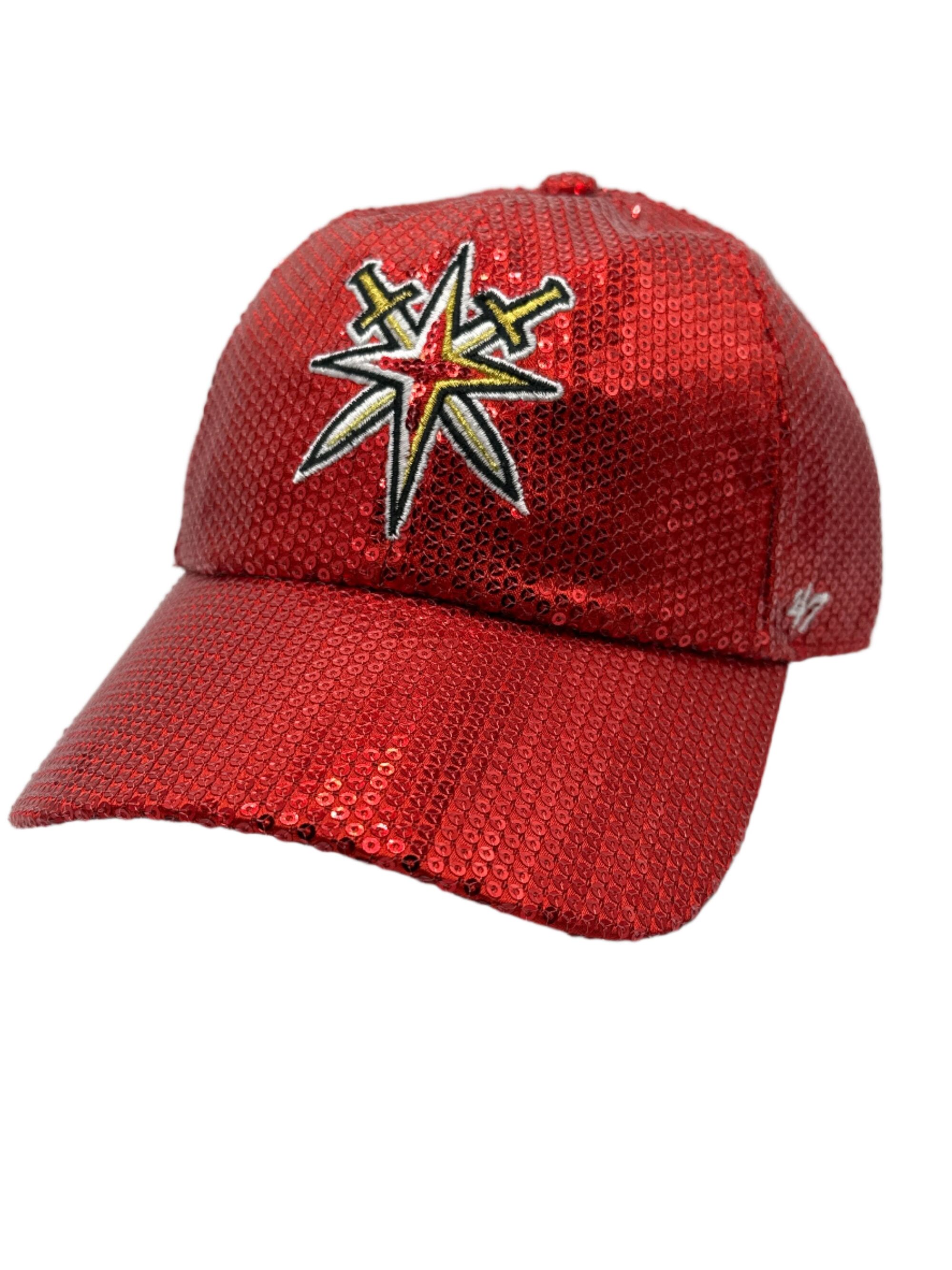 Vegas Golden Knights 47 Dazzle Logo Clean Up Hat - Red