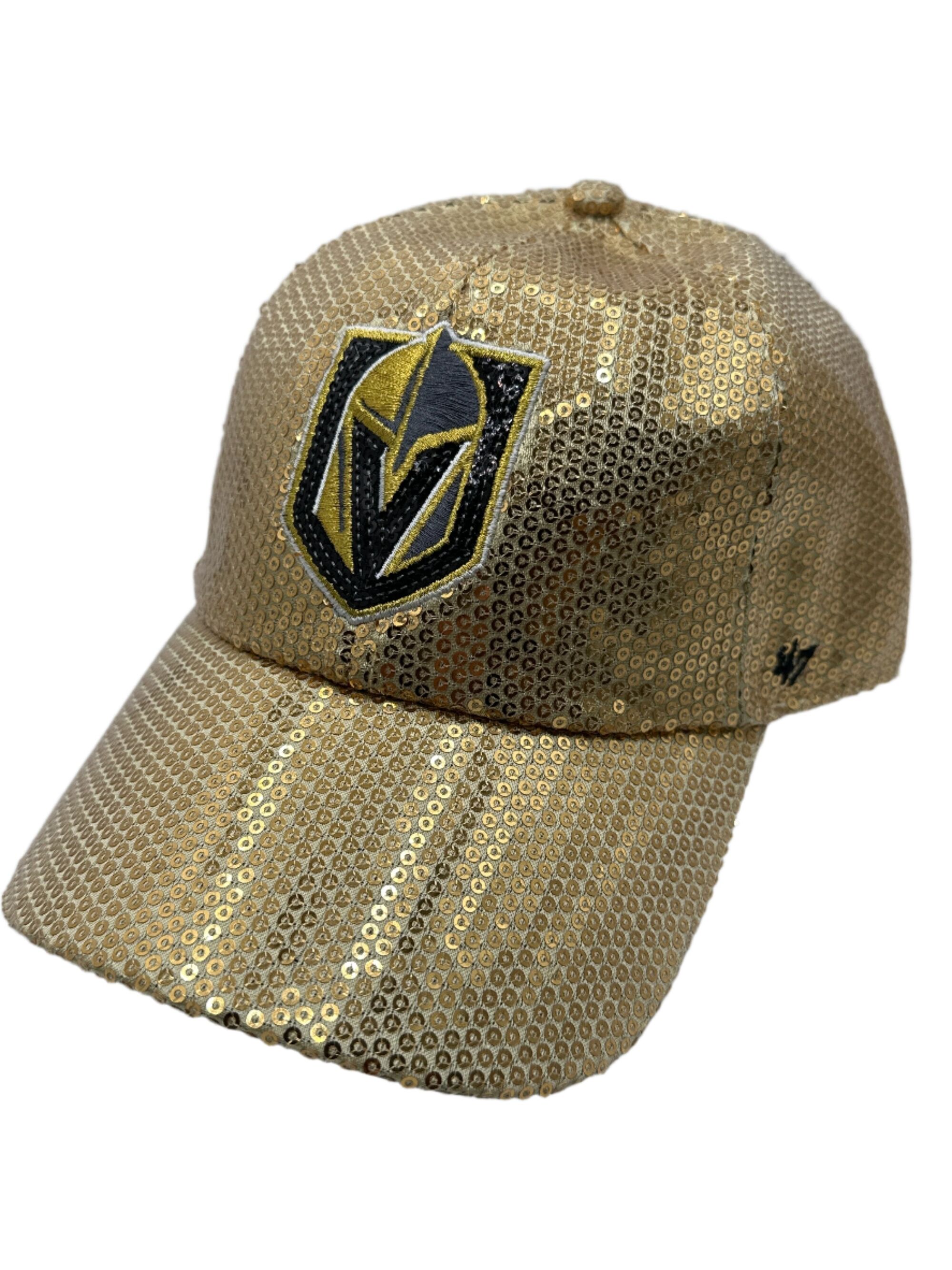 Vegas Golden Knights 47 Dazzle Logo Clean Up Hat - Gold