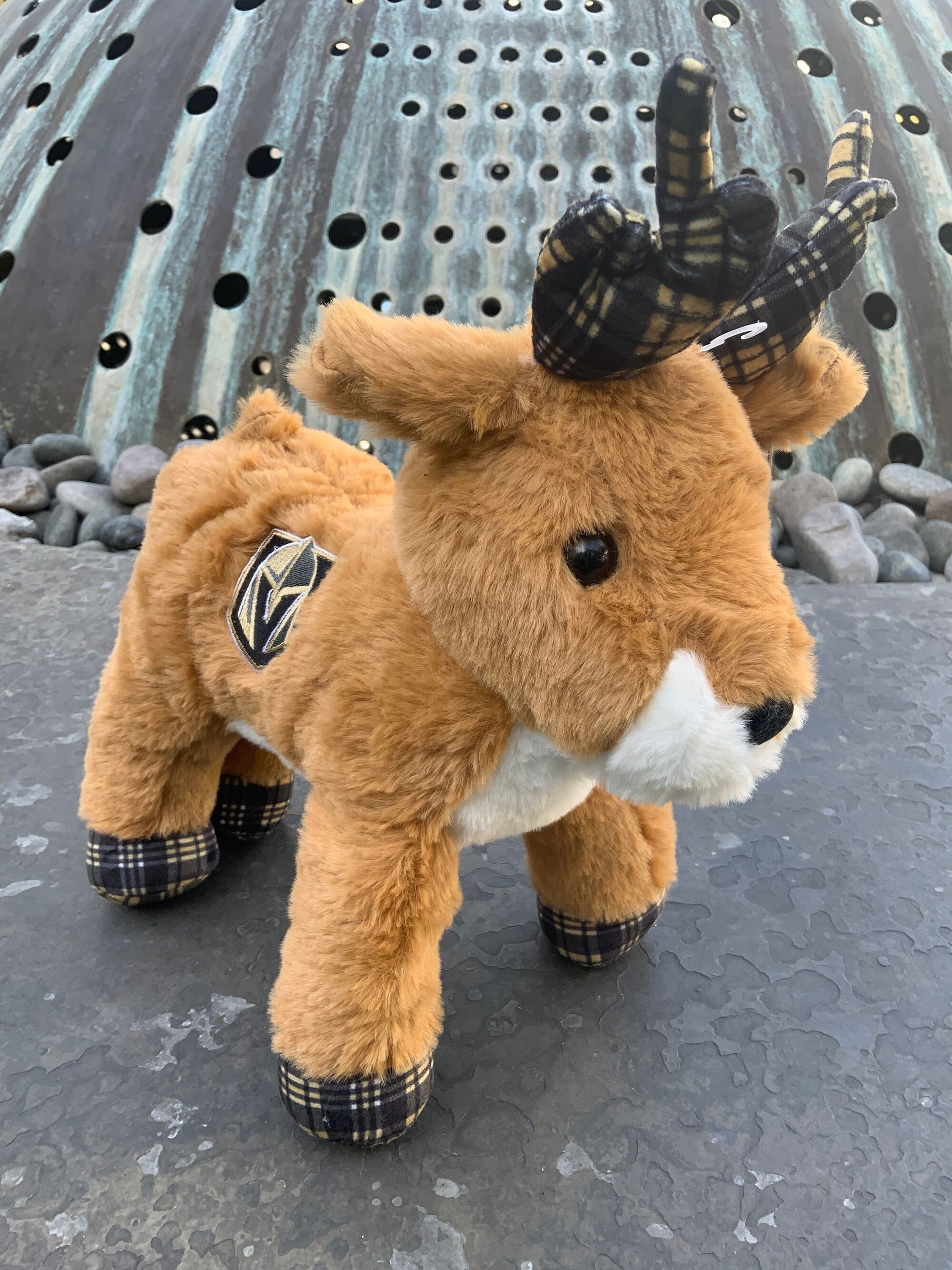 Vegas Golden Knights Plush Reindeer