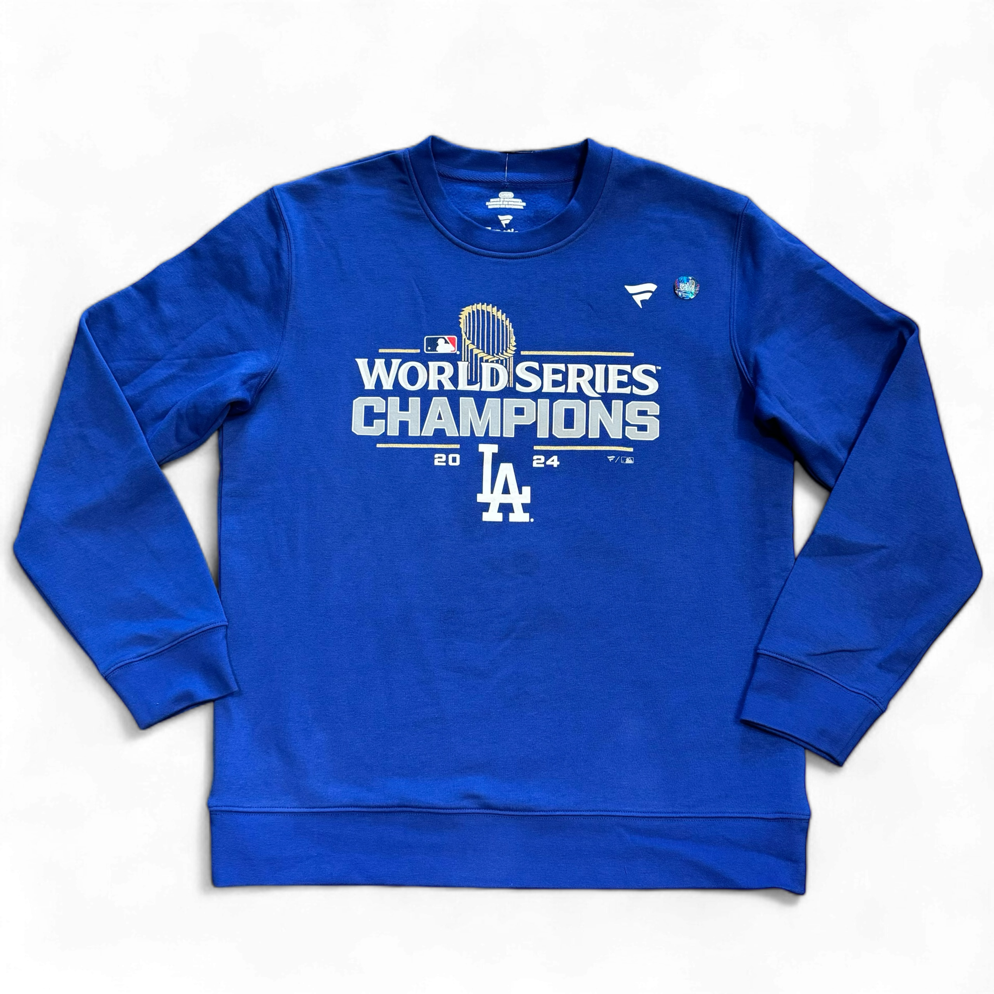 Los Angeles Dodgers Royal 2024 World Series Champions Crew Neck Sweatshirt