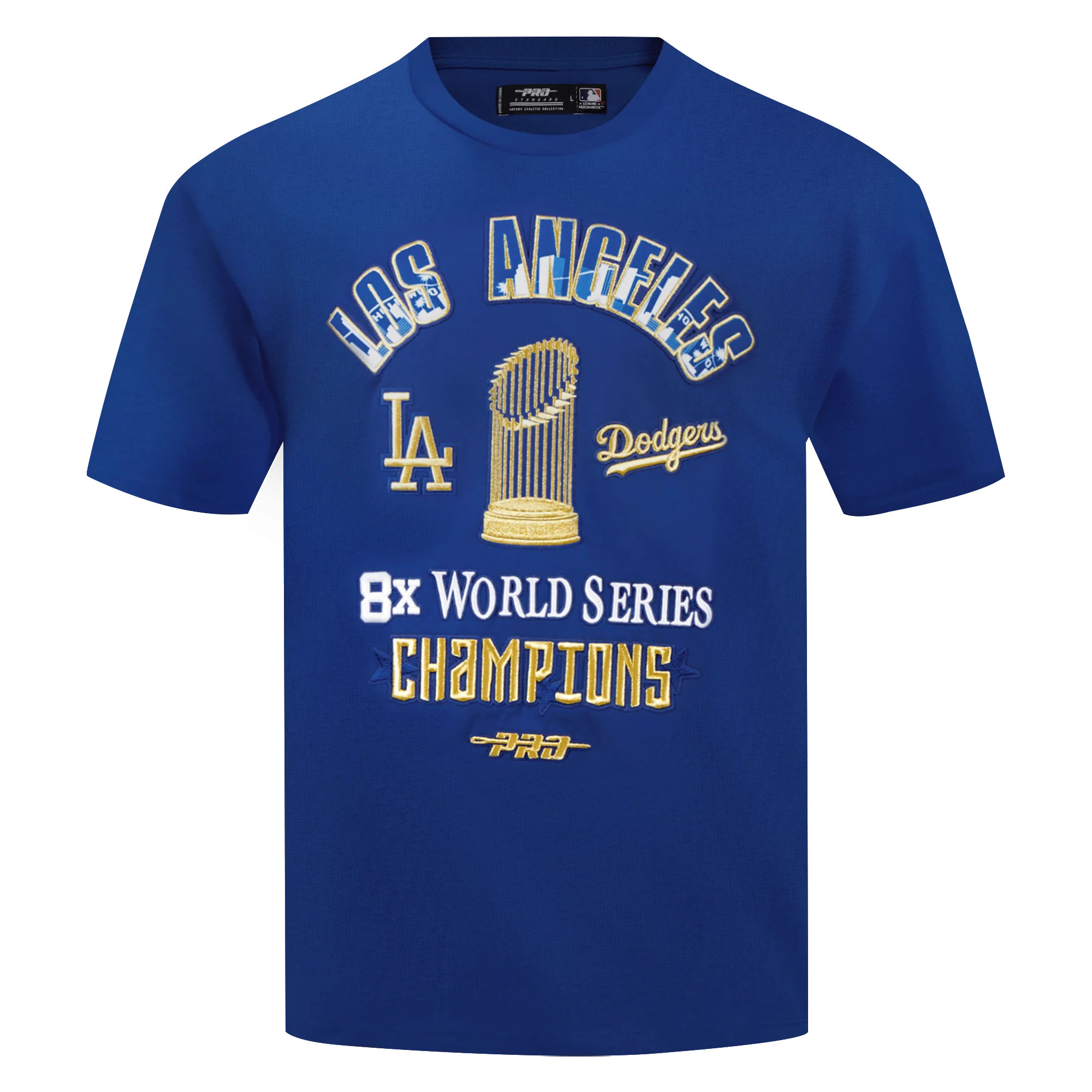 LOS ANGELES DODGERS WORLD SERIES 2024 CHAMPIONS DROP SHOULDER T SHIRT