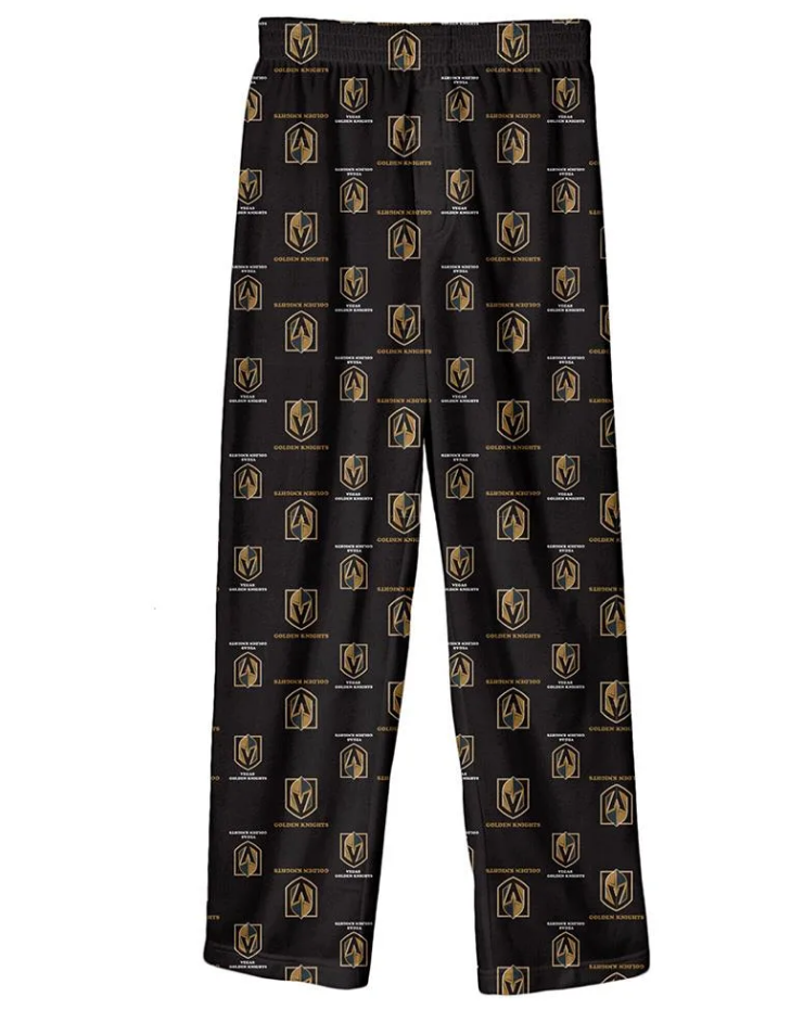 Vegas Golden Knights Youth Pajama Pants - All Over Print