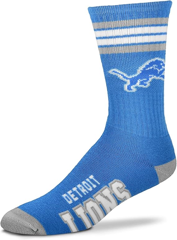 Detroit Lions 4 Stripe Deuce Socks