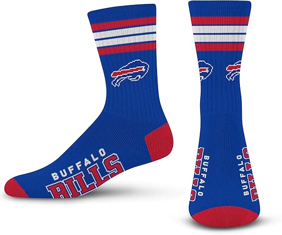 Buffalo Bills 4 Stripe Deuce Socks