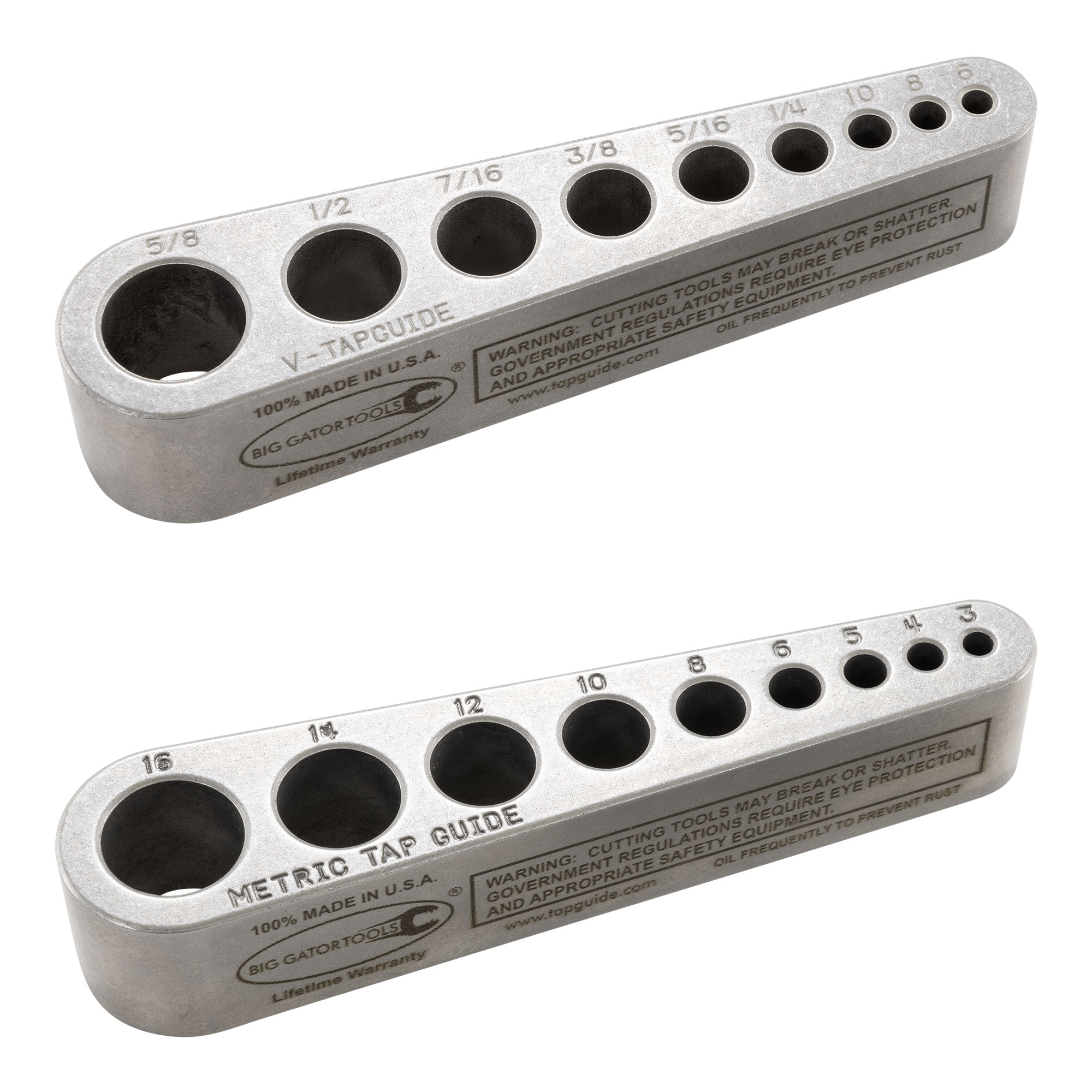 Tap Guide Set, Inch & Metric